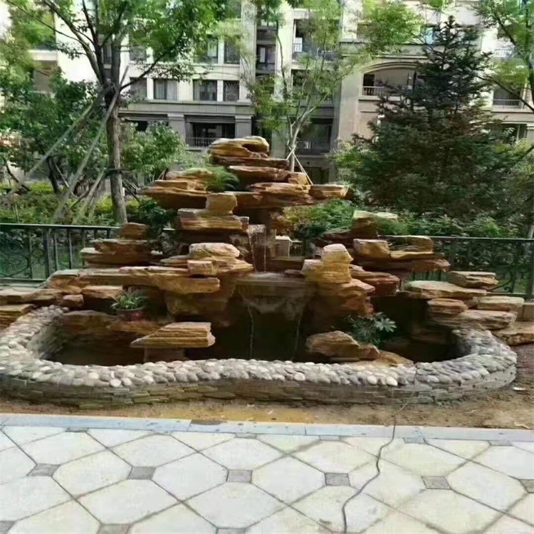 化州庭院假山鱼池设计方案